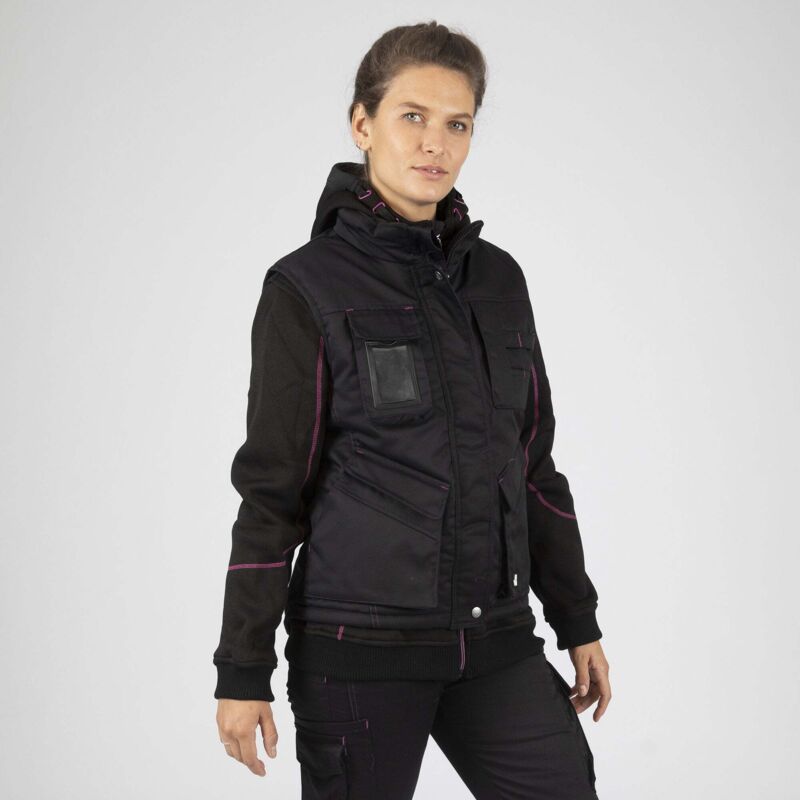 MARYSE GILET SANS MANCHES DE TRAVAIL 1452 Noir XL