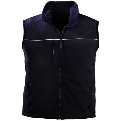 Gilet sans manche softshell Coverguard Yang Reflex Noir XL