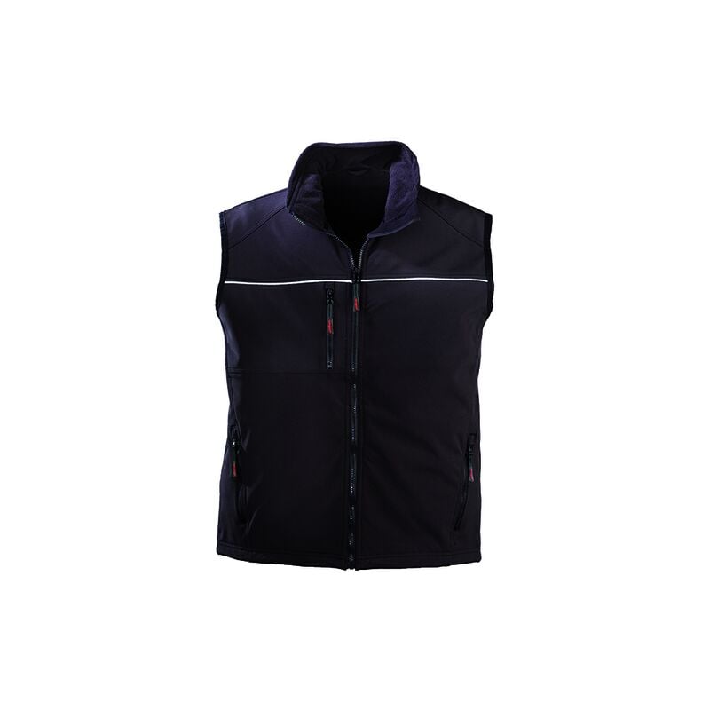 Gilet chaud de travail sans manche gilet yang reflect - Noir l - 48/50