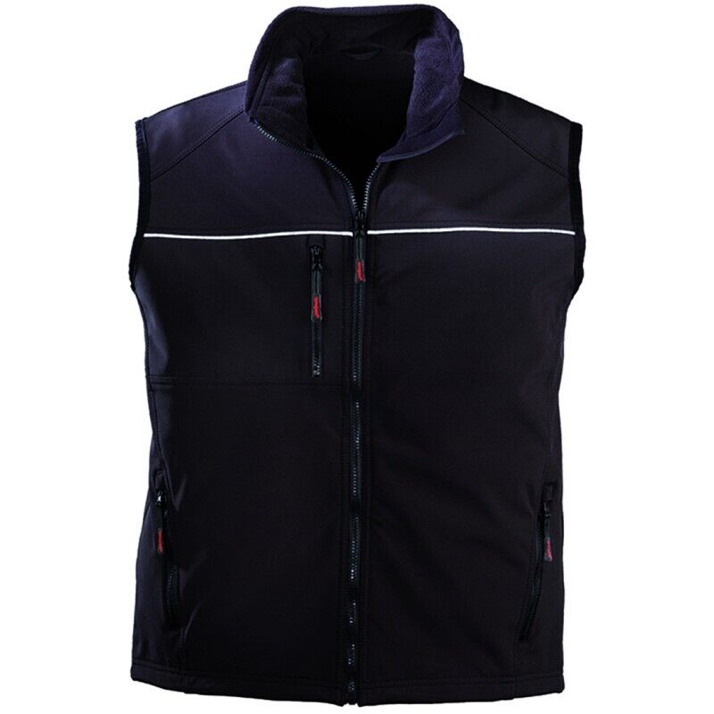 Gilet chaud de travail sans manche gilet yang reflect - Noir xl - 52/54