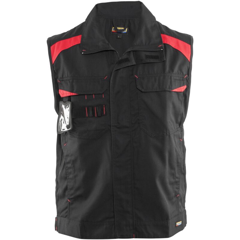 Gilet de travail sans manches Industrie 3164 - Noir/Rouge xxl