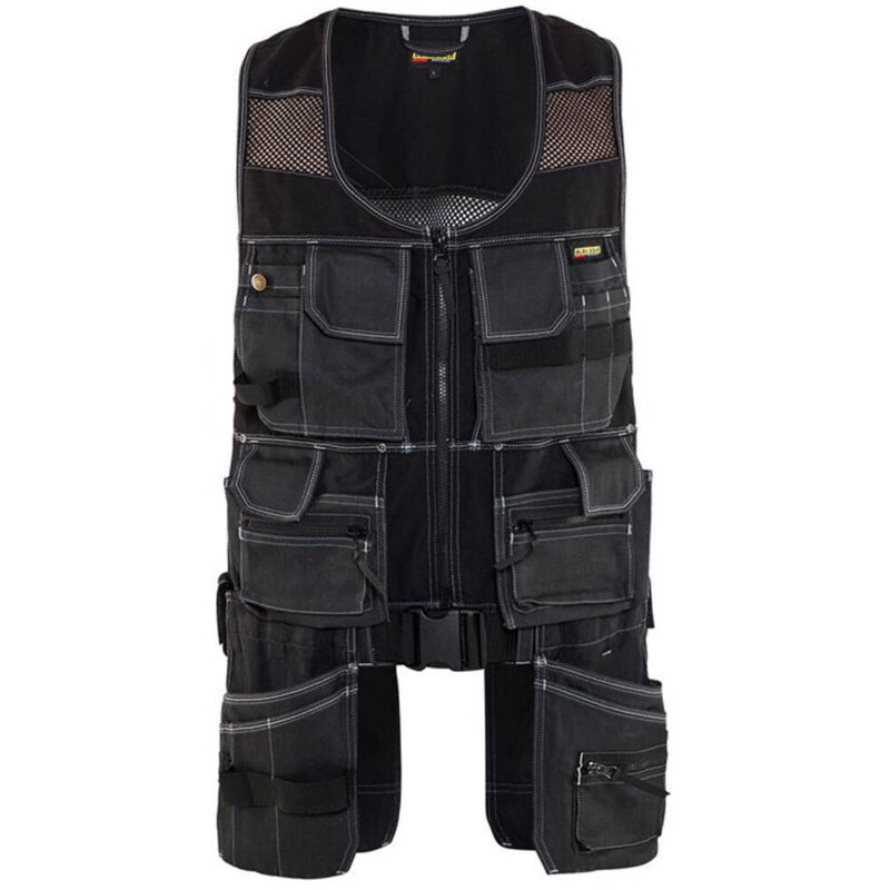 Gilet de travail sans manches X1900 multipoches 3119 - Noir xxl