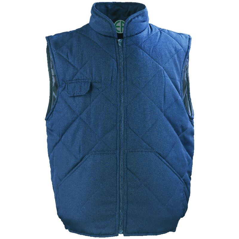 Gilet matelassé de travail sans manche chouka - Bleu marine 3XL - 60/62