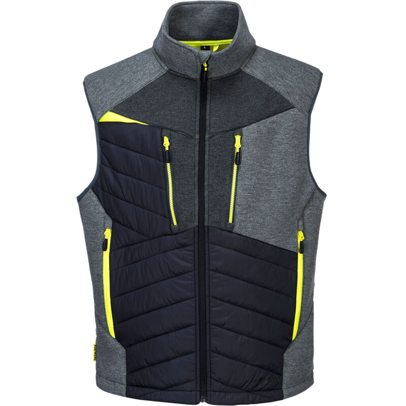 Gilet DX4 Baffle couleur : Gris Métal taille XL - PORTWEST