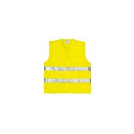 Gilet de sécurité jaune fluo Homologué 2 bandes personnalisable