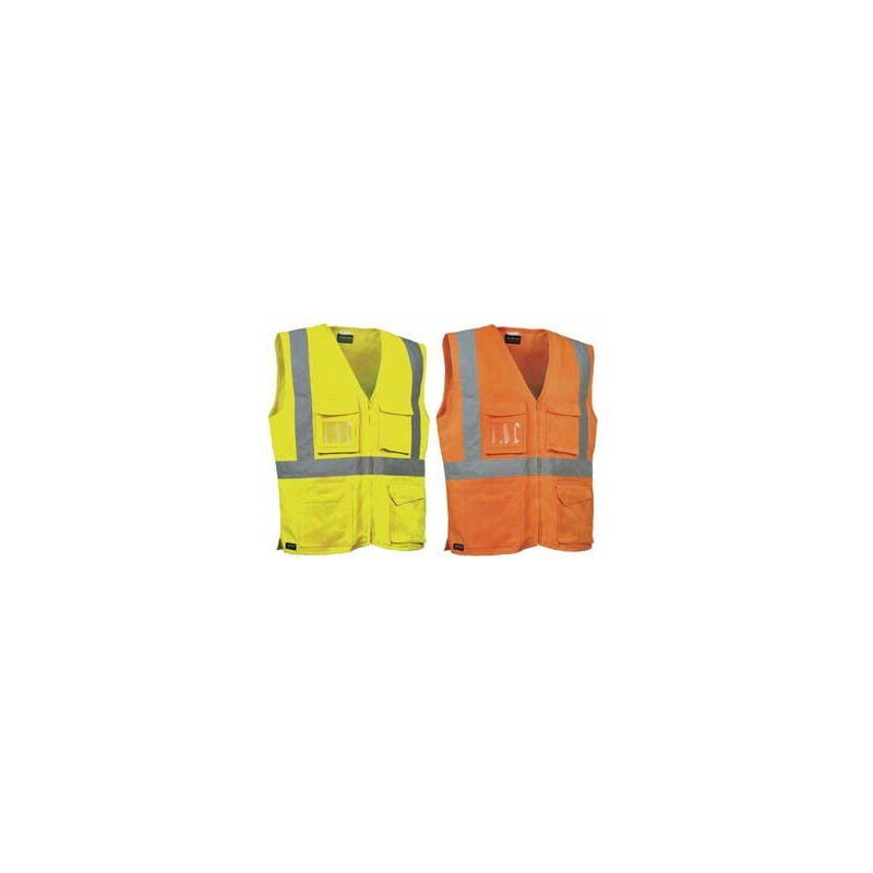 Image of Gilet Seki Ad Alta Visibilita' - tg.2XL - giallo fluo/navy