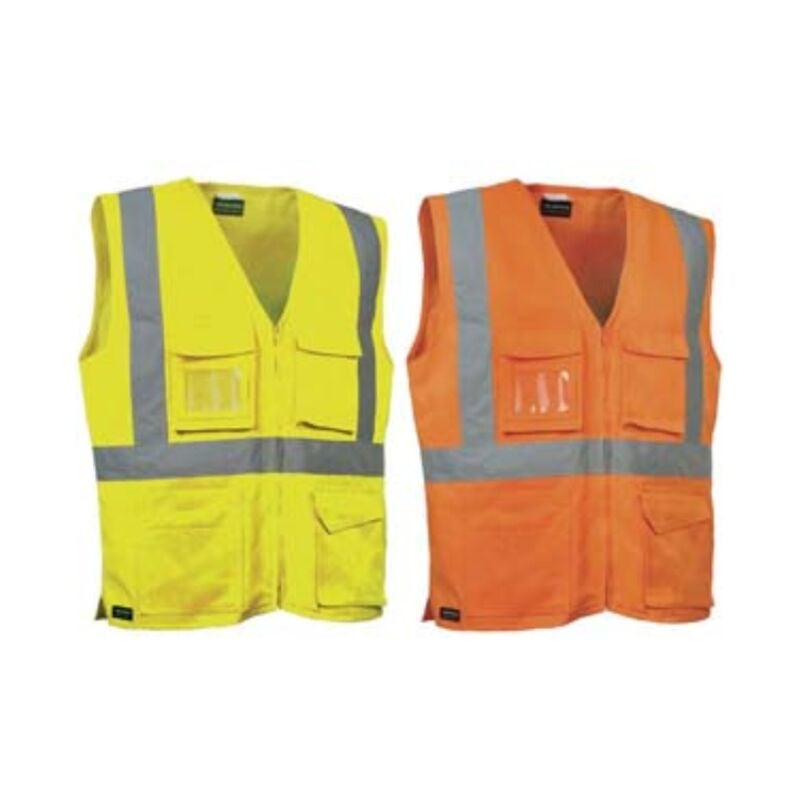 Gilet seki ad alta visibilita' - tg.m - arancio