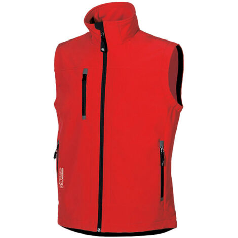 Gilet soft shell Climb Red Magma tg. M