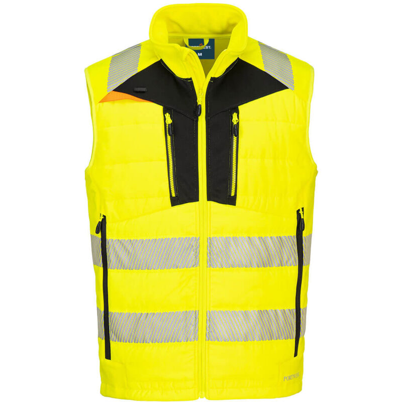 Gilet Softshell Haute Visibilité Dx4 - Xxl - Jaune/noir - Portwest