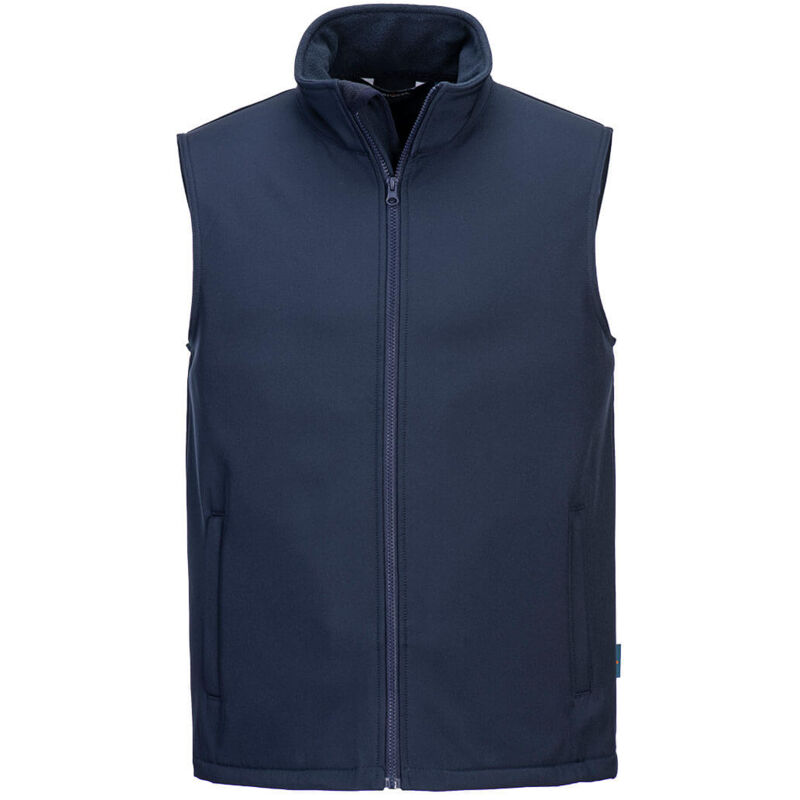 Softshell-weste Print And Promo (2 Schichten) - 5xl - Marine - Portwest