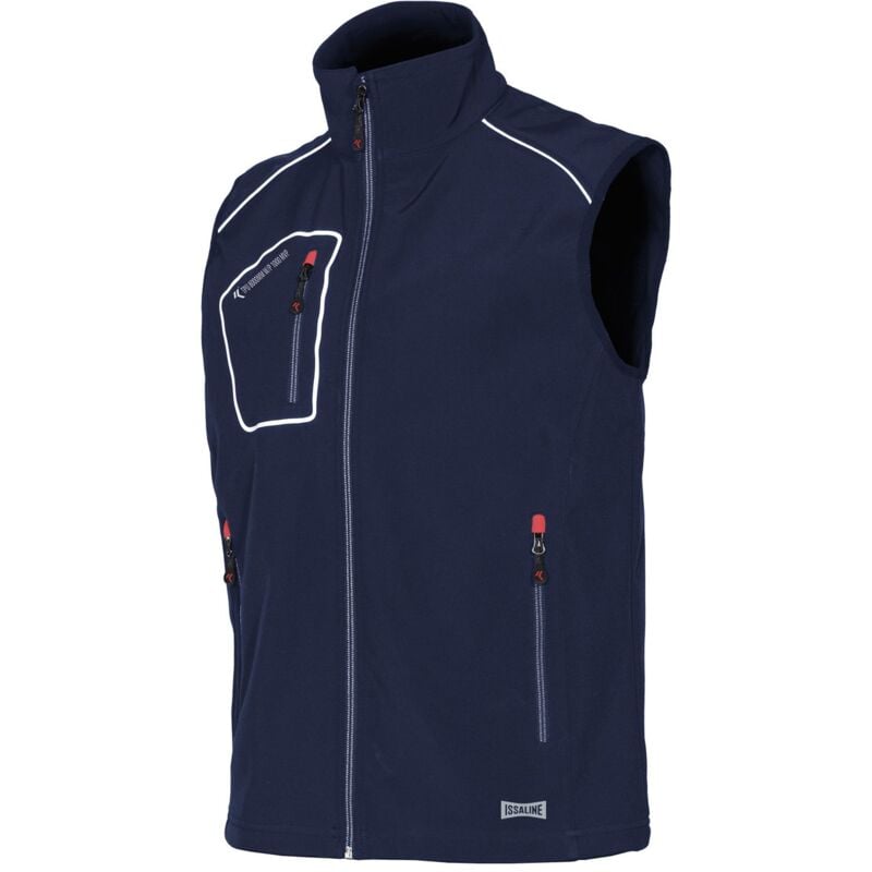 Issaline 04509-040 Gilet de travail en iso 13688:2013 Snappy Bleu xl