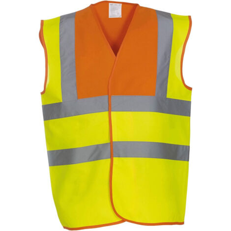 Gilet YOKO alta visibilità Giallo / Arancione XL