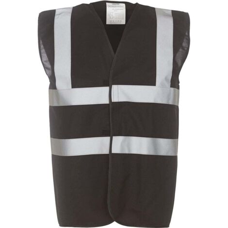 Gilet YOKO alta visibilità Nero XXL