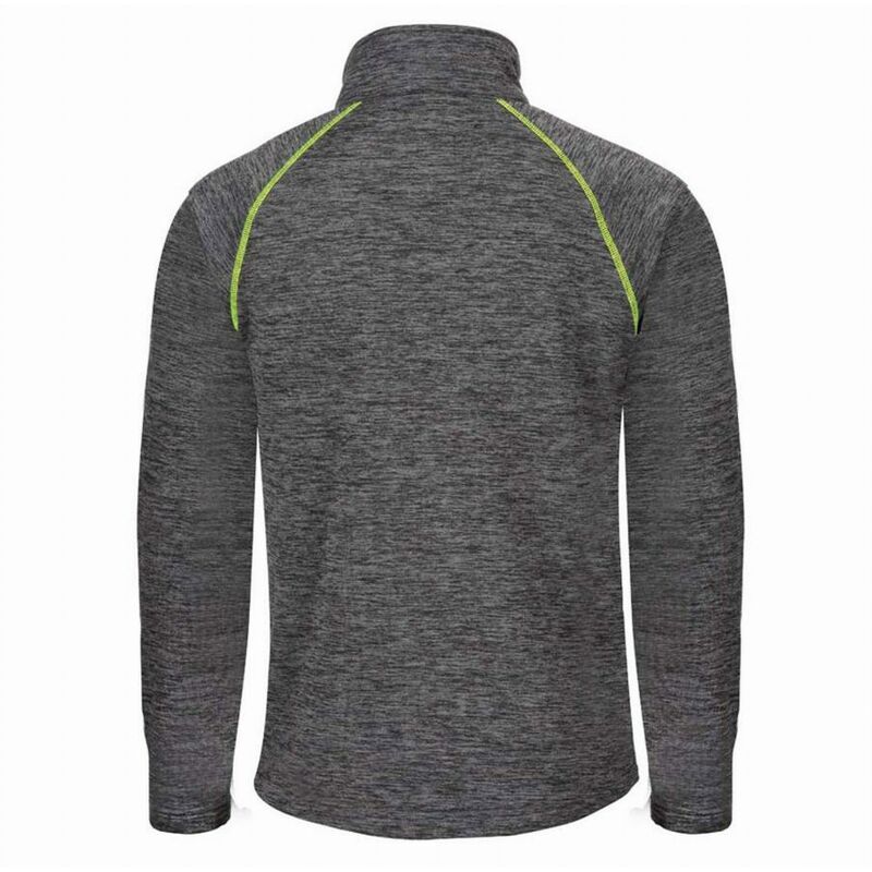 Veste - nine worth - lenny 1505 Gris chiné / Jaune Fluo t.l