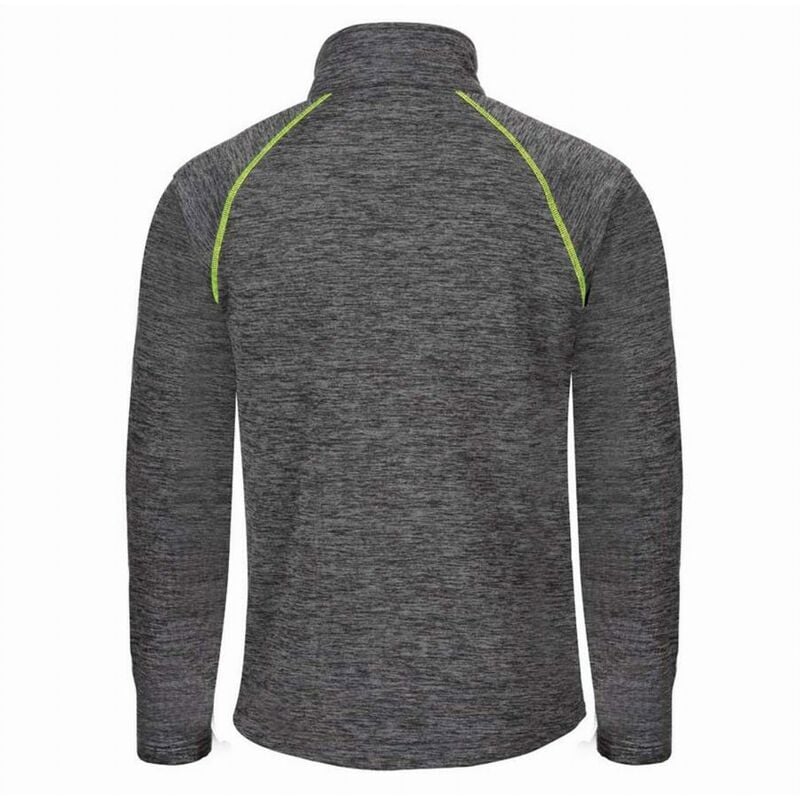 Veste - nine worth - lenny 1505 Gris chiné / Jaune Fluo t.m