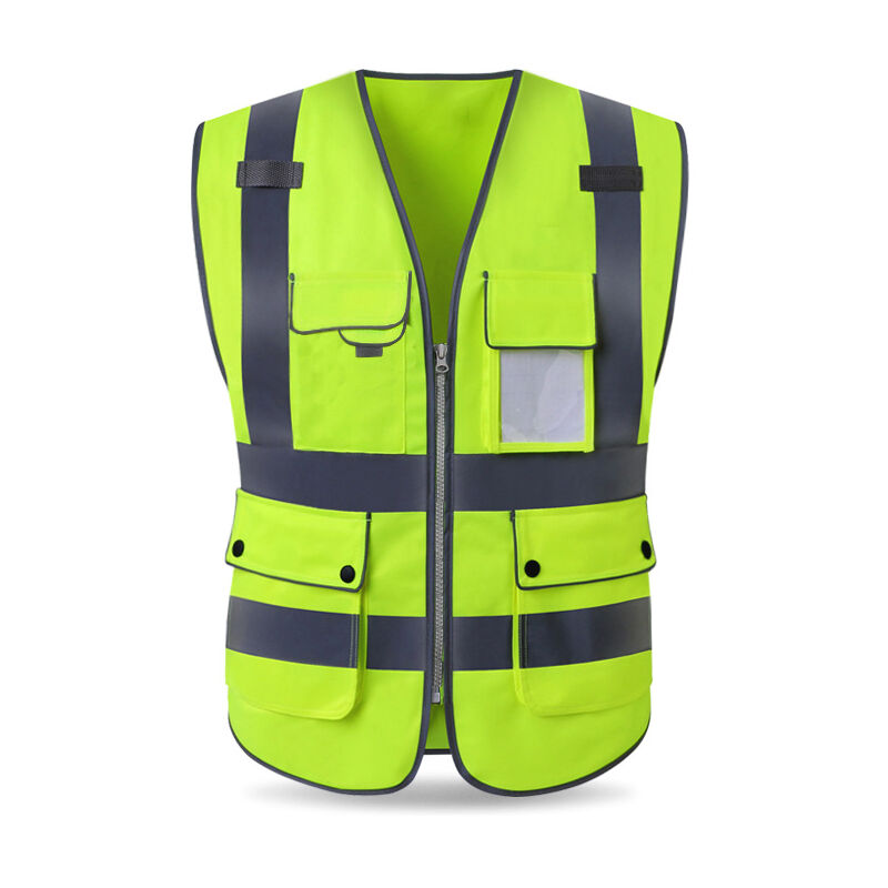 Gilets de construction haute visibilité Maillots de corps de sécurité idéaux pour les hommes et les femmes, norme ANSI/ISEA, taille universelle