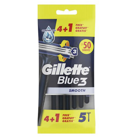 Gillette Blue 3 Smooth Rasoir Jetable 3 Lames Pour Homme - Gillette