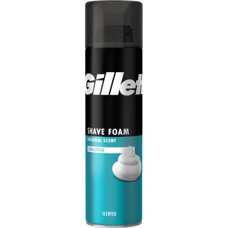 Gillette Classic Rasierschaum – Schutz für empfindliche Haut, 200 ml
