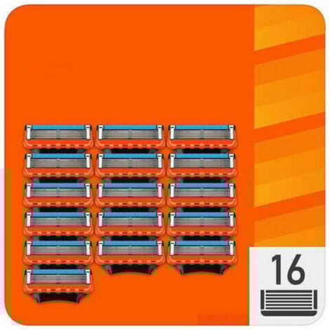 ENSOLEILLE Gillette Fusion, Freihand-Rasierklinge, 16 Rasuren, präzise Kontur, doppelte Gleitschicht