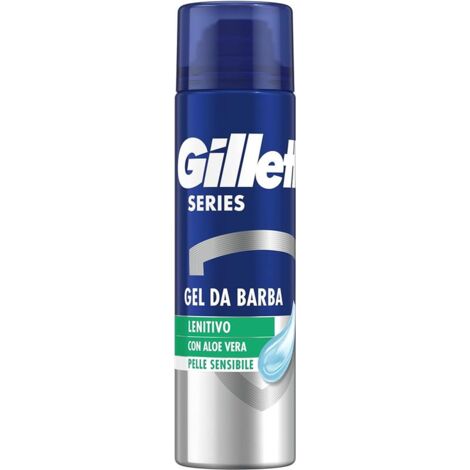GILLETTE SERIES GEL DA BARBA LENITIVO CON ALOE VERA 200 ML