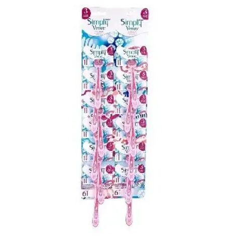 Gillette Simply Venus 3 12er-Pack Einweg-Rasierklingen /187