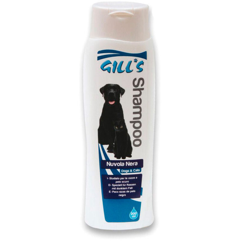 

Champu para mascotas pelo negro 200ml - Gill's