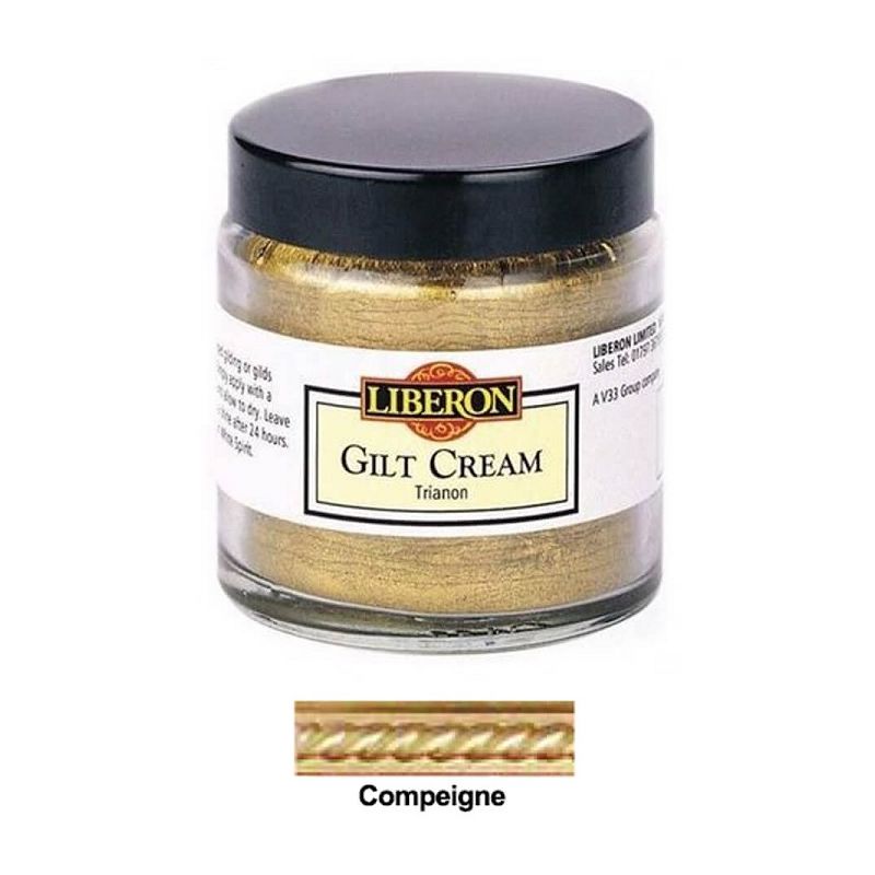 Liberon Gilt Cream - Restore or New Gilding - 30ml - Compiegne