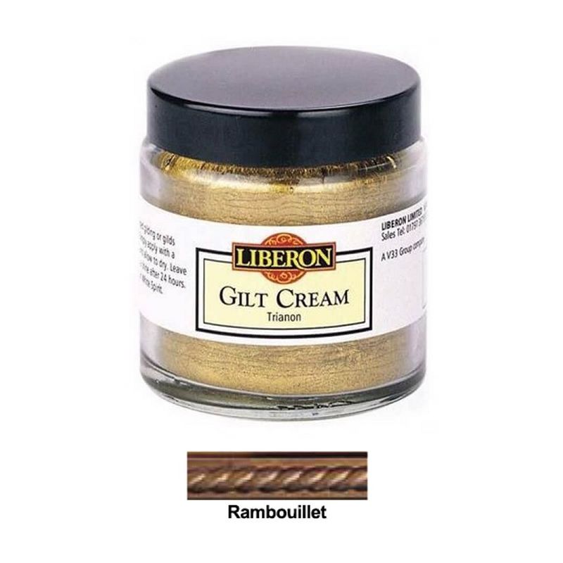 Liberon Gilt Cream - Restore or New Gilding - 30ml - Rambouillet