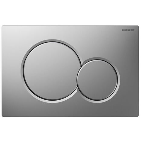 Gilt fürSIGMA01 UP320/UP720 Betätigungsplatte für 2-Mengen-Spülung mattchrom - GEBERIT - (115.770.JQ.5)
