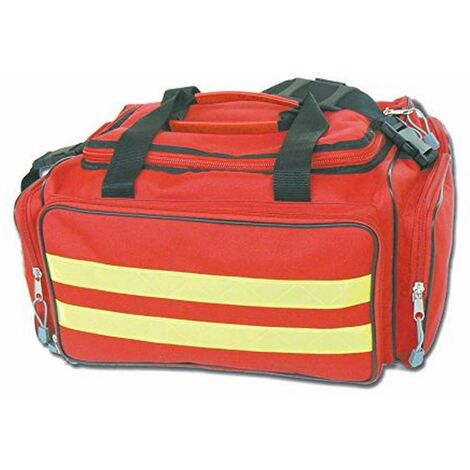 GIMA 27165 Borsa di Emergenza, Rivestita in PVC, 35x42x21 cm, Rosso (Red)