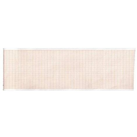 Gima 32970 Rotolo Carta Termica Ecg, Griglia Arancio, 110 mm x 20 m