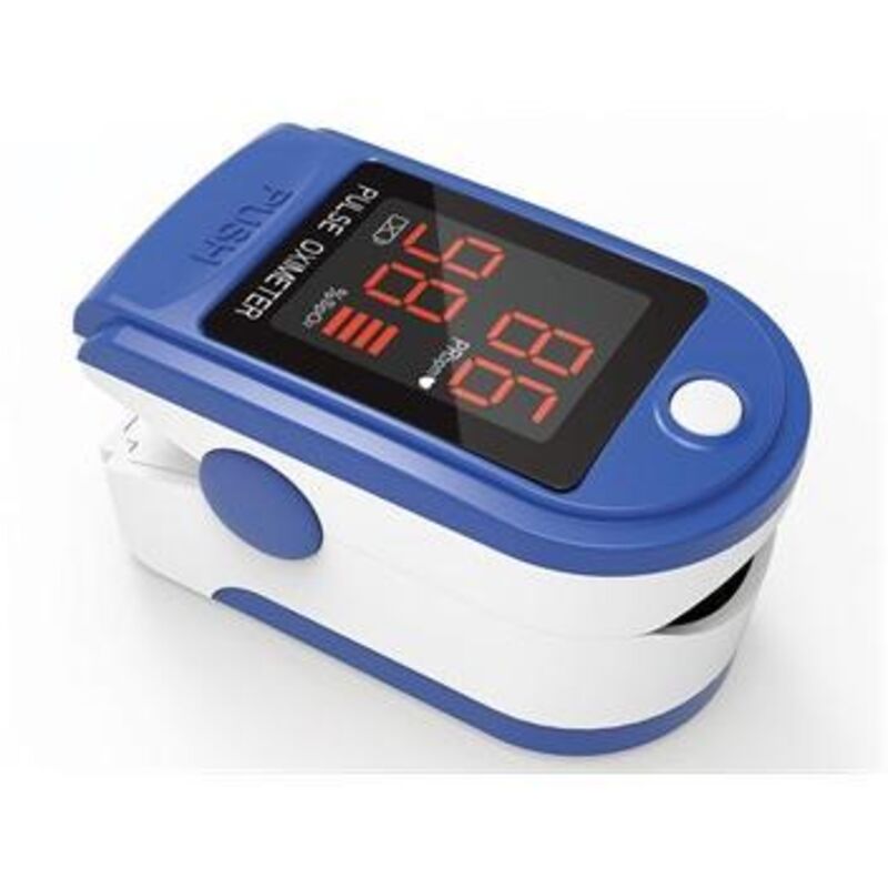 GIMA 35069 oxímetro de pulso Azul, Blanco