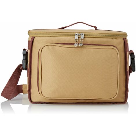 Gima - Borsa Medica Utility Vuota per Personale Sanitario, Porta Strumenti Medici e Medicinali, Poliestere Impermeabile, Divisori, Tasche, Elastici, Borsetta staccabile, Beige, Misura 36x22xh 25 cm