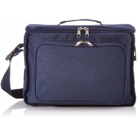 Gima - Borsa Medica Utility Vuota per Personale Sanitario, Porta Strumenti Medici e Medicinali, Poliestere Impermeabile, Divisori, Tasche, Elastici, Borsetta staccabile, Blu, Misura 36x22xh 25 cm