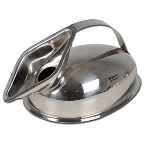 GIMA Urinale Femminile, Inox, capacità 1,2 litri