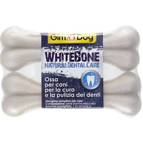 Gimborn Gimdog Whitebone Osso Masticabile 4,5 2 pz da 70 gr per Cani