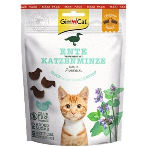 GimCat  Snack crujiente 50 g - Hierba gatera de pato 140 g