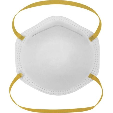 VOELKNER SELECTION GIME 2575494 Masque anti poussières fines sans soupape FFP1 20 pc(s) EN 149:2001 + A1:2009 DIN 149:2001 + A1:2009