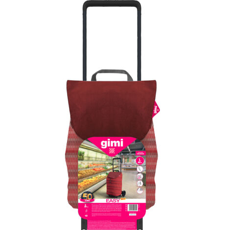 GIMI CARRELLO SPESA EASY 40 L ROSSO- 1,0 pz