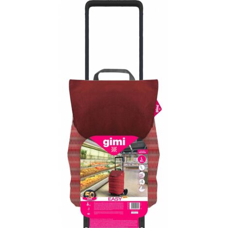 GIMI CARRELLO SPESA EASY 40 L ROSSO