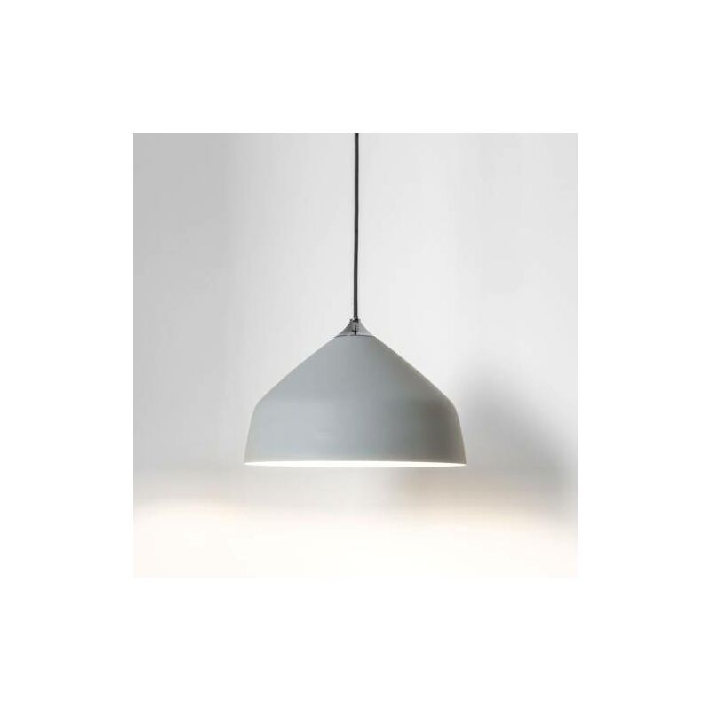 Astro Ginestra 300 - 1 Light Small Dome Ceiling Pendant Light Grey, E27