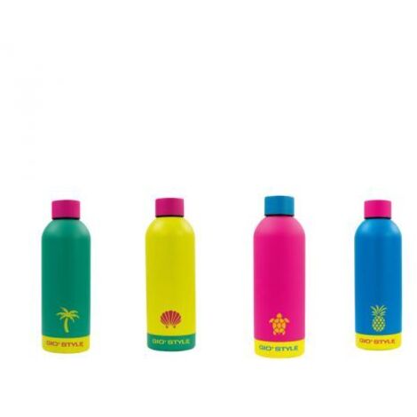 Giò Style BOTTIGLIA FLUO lt. 0,5 - Ø cm. 7,2x19 h Col. Assortiti