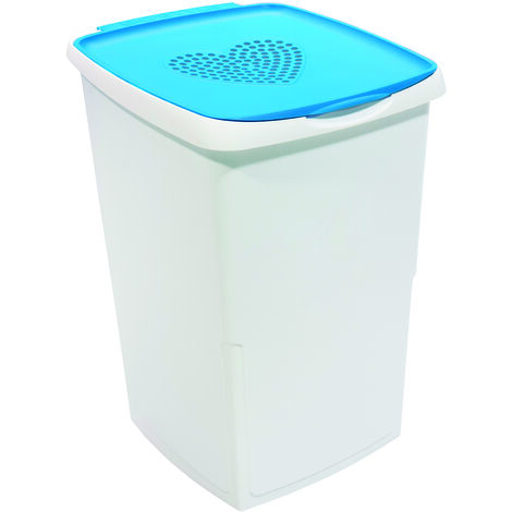 Gio' style portabiancheria love lt. 45 - cm. 37x36x53 h col. azzurro - Gio' Style
