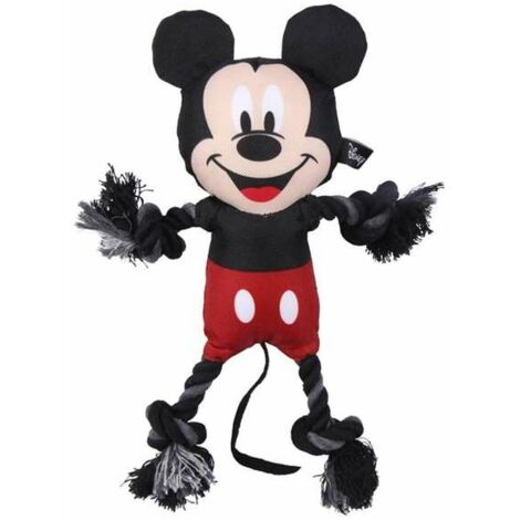 Giocattoli per cani Mickey Mouse Nero 15,0 x 6,0 x 28,0 cm Plastica