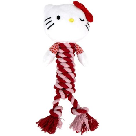 Giocattolo da mordere per cani Hello Kitty Rosso 9,5 x 30 x 9,5 cm