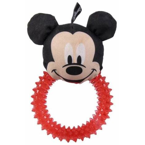 Giocattolo da mordere per cani Mickey Mouse   Rosso 10,0 x 20,0 x 7,0 cm