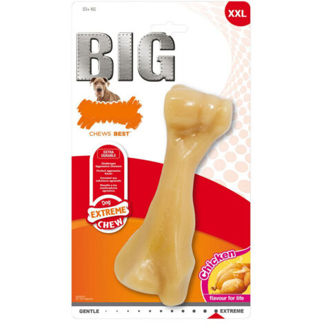 Giocattolo da mordere per cani Nylabone Extreme Chew Big Nylon Carne di manzo e vitello