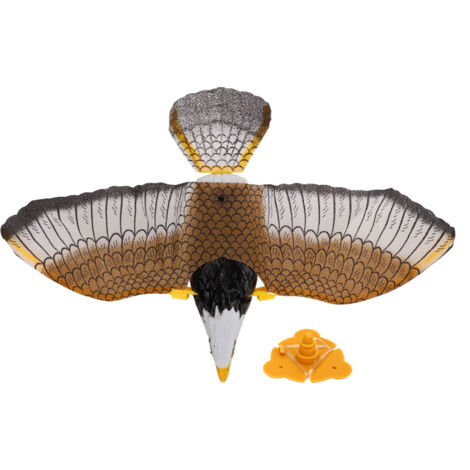 Giocattolo interattivo per gatti, forma realistica di aquila, luce sonora, gattino automatico per uccelli, per porta, parete, soffitto