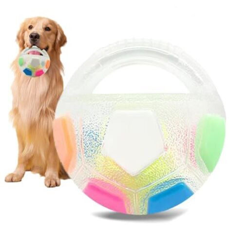 giocattolo per cani – Palle da caccia per cani, Palla per cani robusta e versatile, Palla che galleggia sulla superficie dell'acqua, Giocattolo per cani di taglia medio-grande (Trasparente)