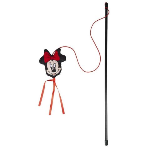 Giocattolo per gatti Minnie Mouse Nero Rosso